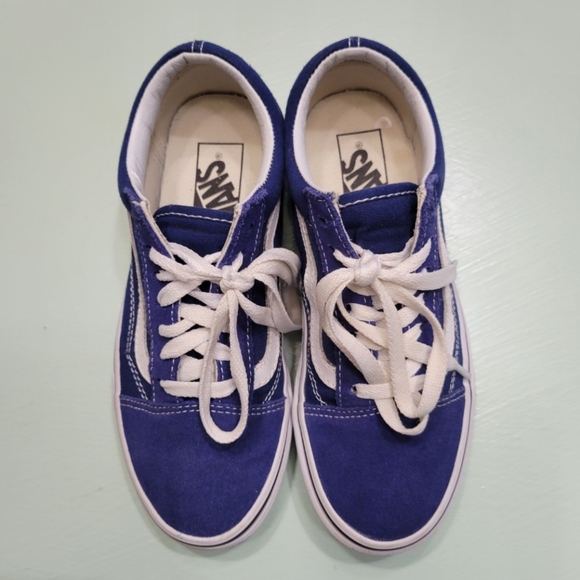 Navy Vans Old School sz W 6 - Picture 3 of 8